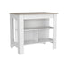 Cala Kitchen Island Antibacterial, Three Shelves, Four Legs -Light Gray / White Default -DTYStore
