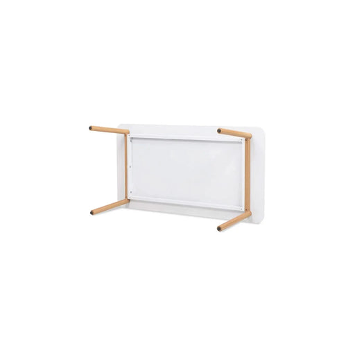 Calarono 2pc Teak & Aluminium Outdoor Sofa and Coffee Table Patio Set Sand Dune Chenille Default -DTYStore