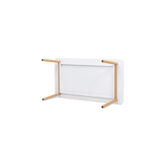 Calarono 2pc Teak & Aluminium Outdoor Sofa and Coffee Table Patio Set Sand Dune Chenille Default -DTYStore