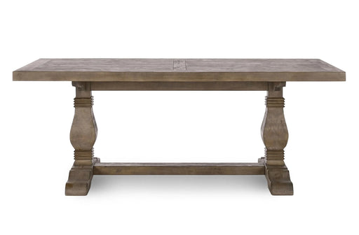 Caleb 78' Dining Table Distressed Brown Default -DTYStore