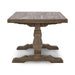 Caleb 78' Dining Table Distressed Brown Default -DTYStore