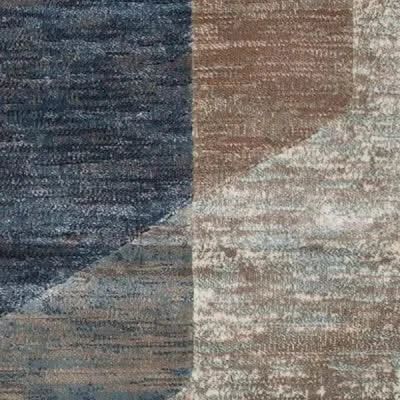 Calliope Gray/ Blue/ Natural Geometric Area Rug 8x10 Default -DTYStore