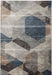 Calliope Gray/ Blue/ Natural Geometric Area Rug 8x10 Default -DTYStore