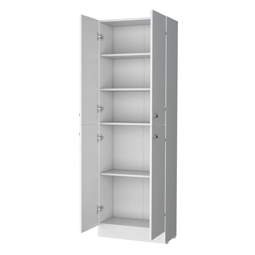 Cameron Pantry Cabinet with 4 doors and 5 hidden shelves Default -DTYStore