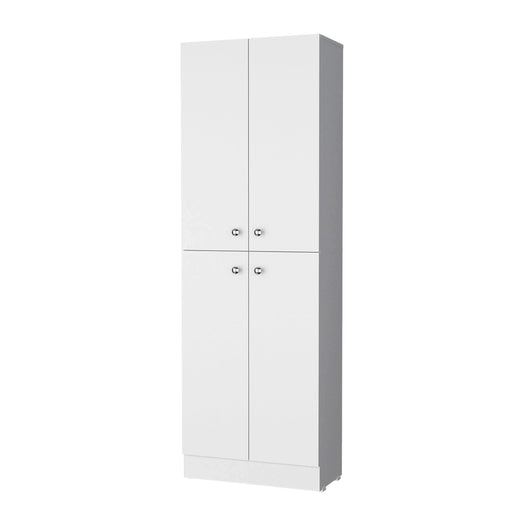 Cameron Pantry Cabinet with 4 doors and 5 hidden shelves Default -DTYStore