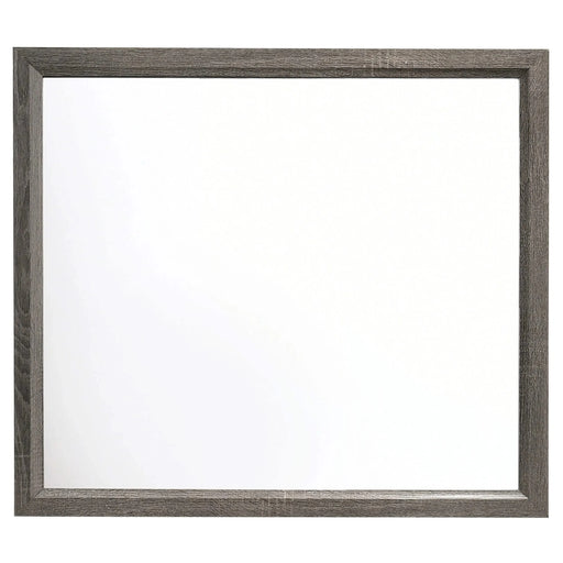 Carina Grey Oak and Black 4-piece Queen Panel Bedroom Set Default -DTYStore