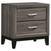 Carina Grey Oak and Black 5-piece Eastern King Panel Bedroom Set - DTY Store