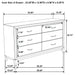Carina Grey Oak and Black 5-piece Eastern King Panel Bedroom Set - DTY Store