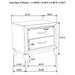 Carina Grey Oak and Black 5-piece Eastern King Panel Bedroom Set - DTY Store