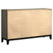Carina Grey Oak and Black 5-piece Eastern King Panel Bedroom Set - DTY Store