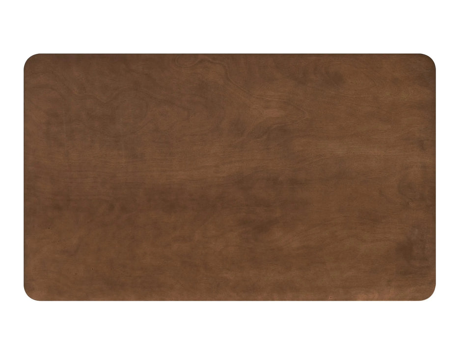 Casual Dining Furniture Set 7pc Walnut Finish Dining Table and Upholstered Chairs Wooden Kitchen Set Default -DTYStore