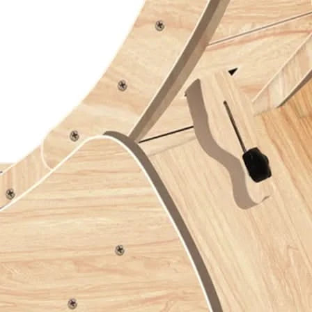 Cat Exercise Wheel for Indoor Cats, Cat Running Wheel with Carpeted Runway, Cat Sport Treadmill Wheel for Kitty's Longer Life, Fitness Weight Loss Device, 37' Natural Wood Color Default -DTYStore