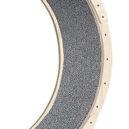 Cat Exercise Wheel for Indoor Cats, Cat Running Wheel with Carpeted Runway, Cat Sport Treadmill Wheel for Kitty's Longer Life, Fitness Weight Loss Device, 37' Natural Wood Color Default -DTYStore