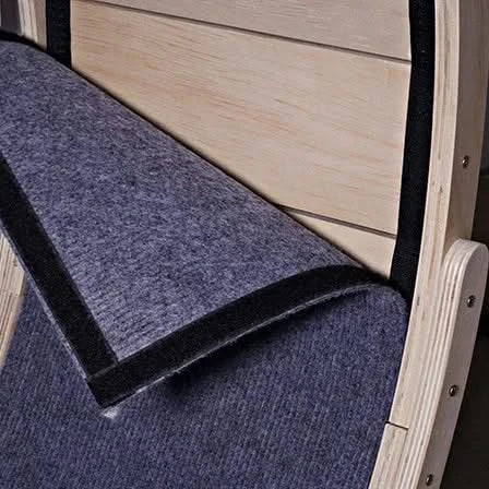 Cat Exercise Wheel for Indoor Cats, Cat Running Wheel with Carpeted Runway, Cat Sport Treadmill Wheel for Kitty's Longer Life, Fitness Weight Loss Device, 37' Natural Wood Color Default -DTYStore