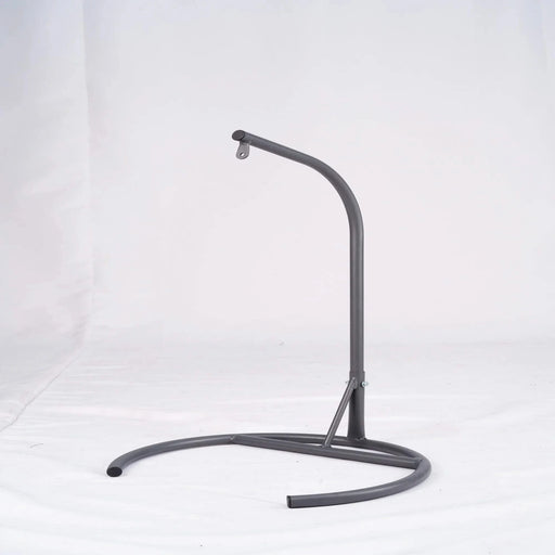 Cat Swing Bed with Stand & Cushion, Cat Egg Chair with Rattan Wicker Appearance, Indoor Hanging Swinging Cat Bed for Cats, Small Dogs, and Small Animals,Brown Default -DTYStore