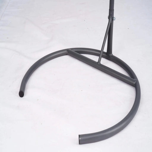 Cat Swing Bed with Stand & Cushion, Cat Egg Chair with Rattan Wicker Appearance, Indoor Hanging Swinging Cat Bed for Cats, Small Dogs, and Small Animals,Brown Default -DTYStore