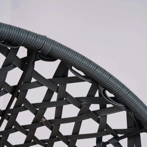 Cat Swing Bed with Stand & Cushion, Cat Egg Chair with Rattan Wicker Appearance, Indoor Hanging Swinging Cat Bed for Cats, Small Dogs, and Small Animals,Green Default -DTYStore