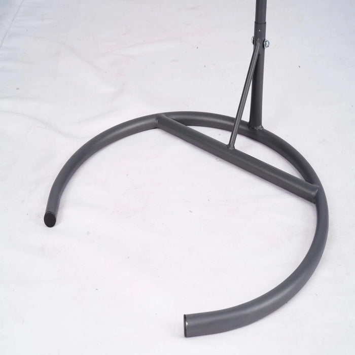 Cat Swing Bed with Stand & Cushion, Cat Egg Chair with Rattan Wicker Appearance, Indoor Hanging Swinging Cat Bed for Cats, Small Dogs, and Small Animals,Yellow Default -DTYStore