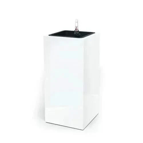Catleza Composite Self-watering Square Planter Box - High 13 inches White -DTYStore