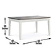 Caylie - Fix Top Dining Table - White Default -DTYStore