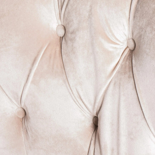 Celestialis Upholstered Velvet Club Chair with Tub Design and Rolled Recessed Armrests, Champagne Default -DTYStore