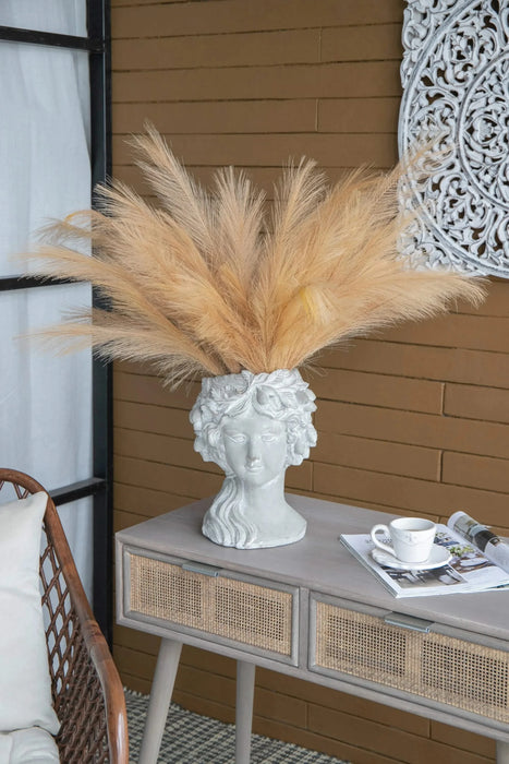 Cement Bust Wall Planter - Indoor Outdoor Home Garden Decor, 8' x 9' x 11.5' Default -DTYStore