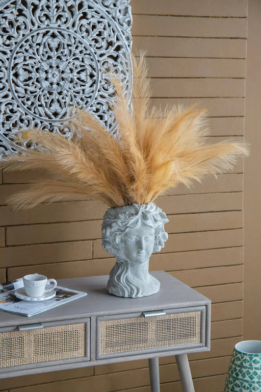 Cement Bust Wall Planter - Indoor Outdoor Home Garden Decor, 8' x 9' x 11.5' Default -DTYStore