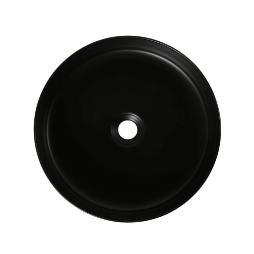 Ceramic Circular Vessel Bathroom Sink Art Sink Default -DTYStore