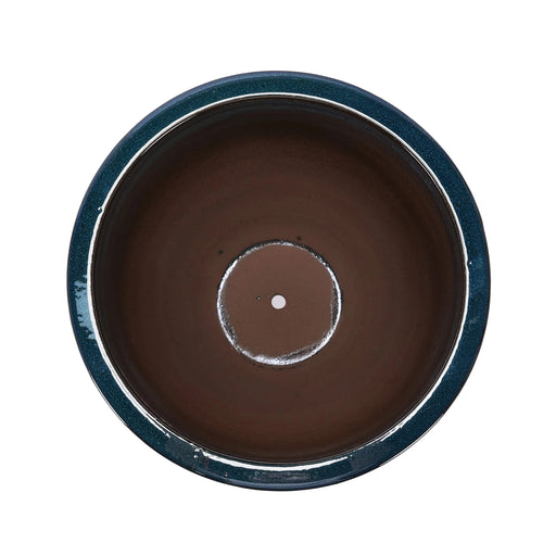 Ceramic Flowerpot, Modern Planter for Patio, Garden, Windowsill - Army Green Default -DTYStore