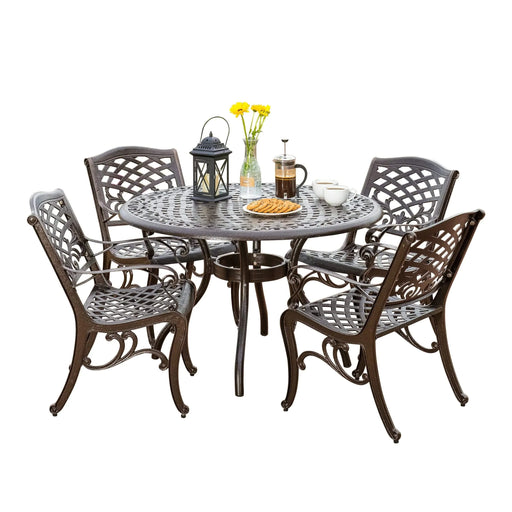 Chachere 5 Piece Dining Set Default -DTYStore