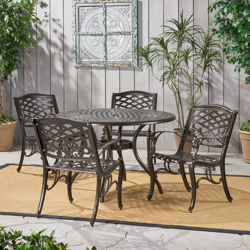 Chachere 5 Piece Dining Set Default -DTYStore