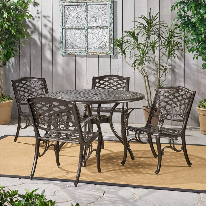 Chachere 5 Piece Dining Set Default -DTYStore