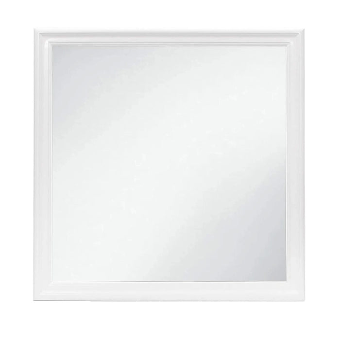 Charlston White Queen Bedroom Set with Sleigh Style Bed and Led Lighting Default -DTYStore