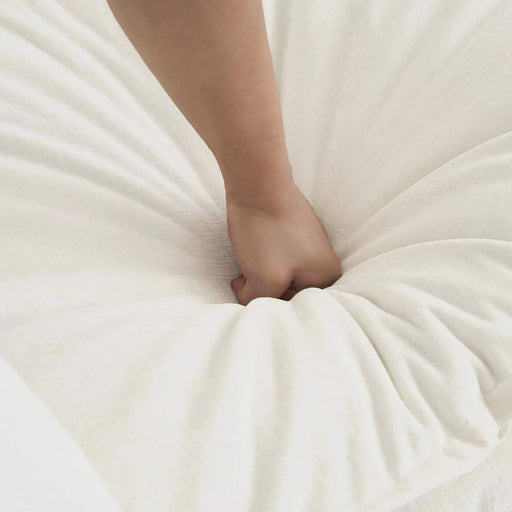 Chenille Fabric Ottomans Footrest to Combine with 2 Seater Sofa, 3 Seater Sofa and 4 Seater Sofa, White Chenille Default -DTYStore