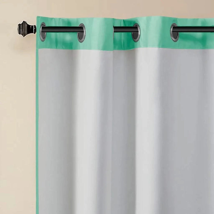 Chevron Printed Room Darkening Grommet Top Panel Pair Default -DTYStore