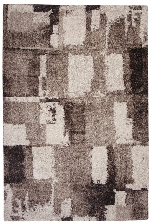 Chocolate/Ivory/Tan Area Rug 5x8 Default -DTYStore