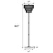 Chrome Metal Base Floor Lamp Default -DTYStore