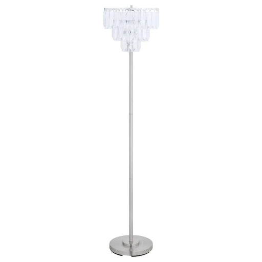 Chrome Metal Base Floor Lamp Default -DTYStore