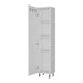 Clarno Tall Storage Cabinet, Single Door with Broom Hangers Default -DTYStore