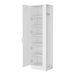 Clarno Tall Storage Cabinet, Single Door with Broom Hangers Default -DTYStore