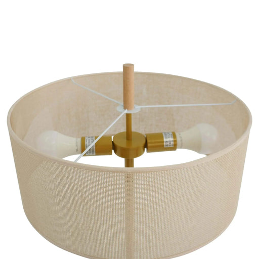 Classic Modern Floor Lamp, Upward Lighting Design for Living Room Ambience, Bedroom & Office Space Lirian Floor Lamp - Oak and Natural 110-120V Default -DTYStore