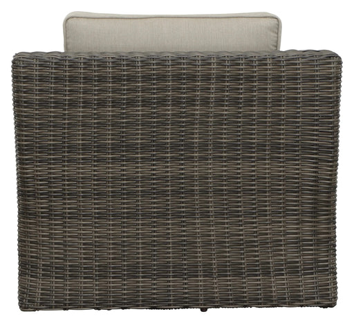 Classic Swivel Chair Outdoor - Half-Round Resin Wicker, 360° Swivel, Cushioned Default -DTYStore