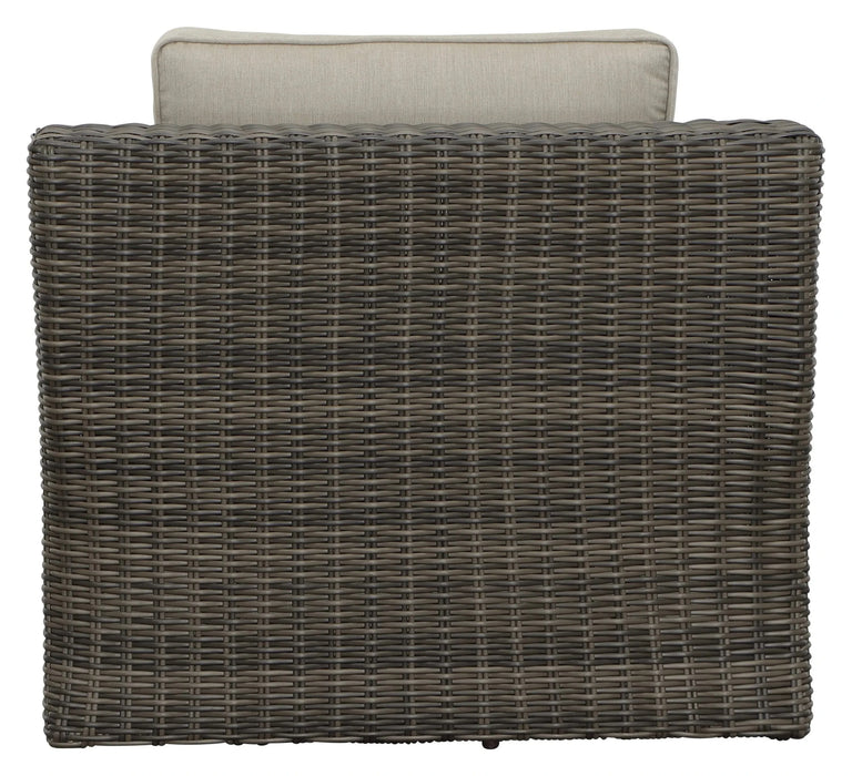 Classic Swivel Chair Outdoor - Half-Round Resin Wicker, 360° Swivel, Cushioned Default -DTYStore