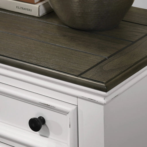 Clelane Wood Bedroom 5 piece Set with Shiplap Panel Queen Bed, Dresser, Mirror, Nightstand, and Chest Default -DTYStore