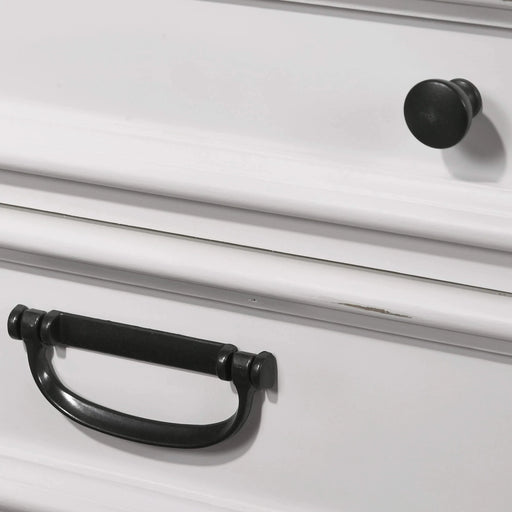 Clelane Wood Bedroom Set with Shiplap Panel Queen Bed, Dresser, Mirror, and Nightstand Default -DTYStore