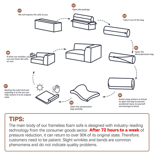 Cloud Sectional Couch with L-Shape Chaise,Modern Modular Sofa with Deep Seat, Upholstered Couches for Living Room Bedroom,No Assembly Required, Black (Plush Corduroy Fabric) Default -DTYStore