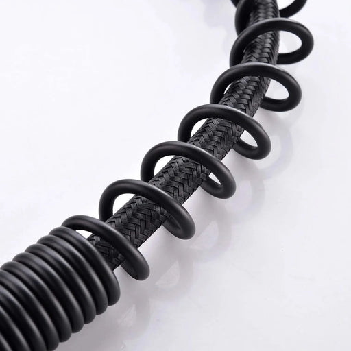 Commercial Kitchen Faucet Pull Down Sprayer Black and Nickel,Single Handle Kitchen Sink Faucet Default -DTYStore