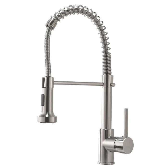 Commercial Kitchen Faucet with Pull Down Sprayer, Single Handle Single Lever Kitchen Sink Faucet- DTY Store