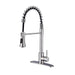 Commercial Kitchen Sink Faucet with Deck Plate Brushed Nickel - DTY Store