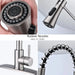 Commercial Kitchen Sink Faucet with Deck Plate Brushed Nickel Kitchen, Kitchen Faucets, Kitchen Faucets & Plumbing, searchfilter_Kitchen| DTY Store